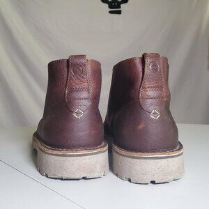 Clarks Brown Leather Chukka Boot Sz 7 Mens 15522- shipping incl